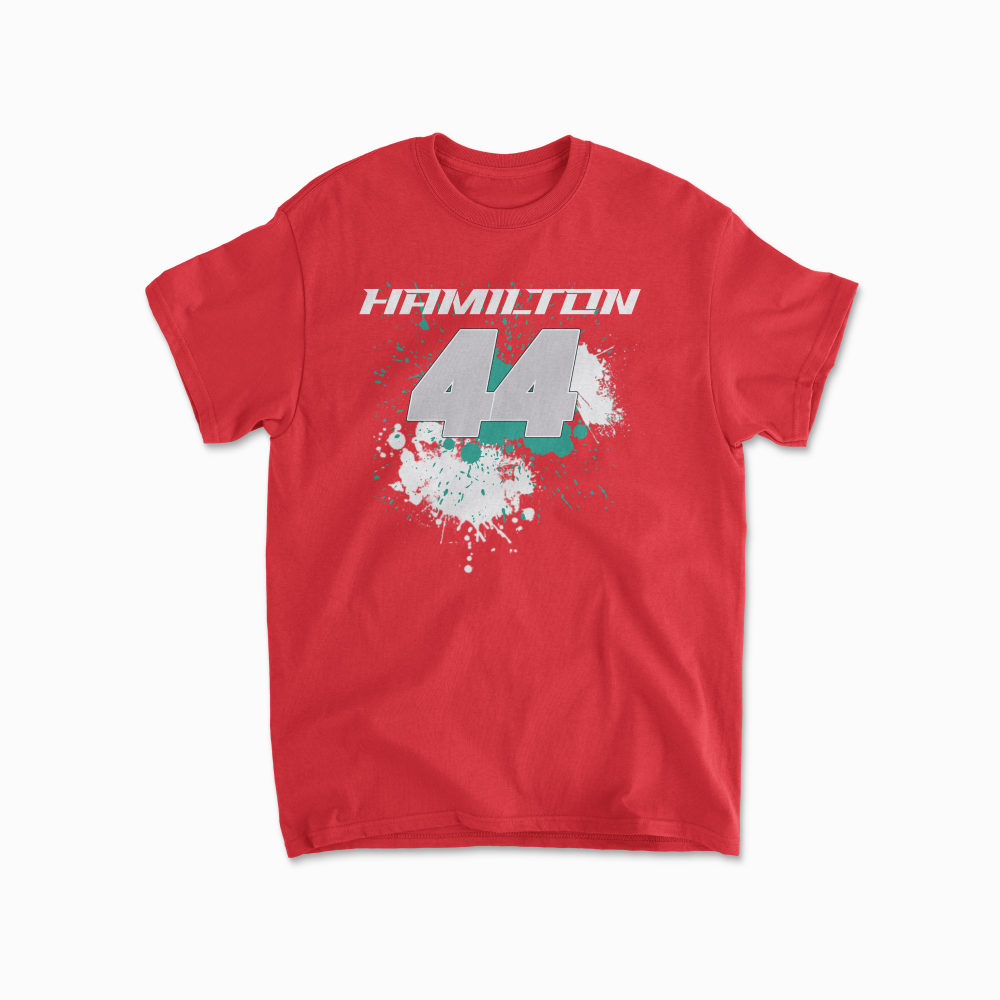 Hamilton Shirt Formula Racing Driver British Championship Fans F1 Gift Tshirt Inspired Graphic Design Unisex Cotton Tee