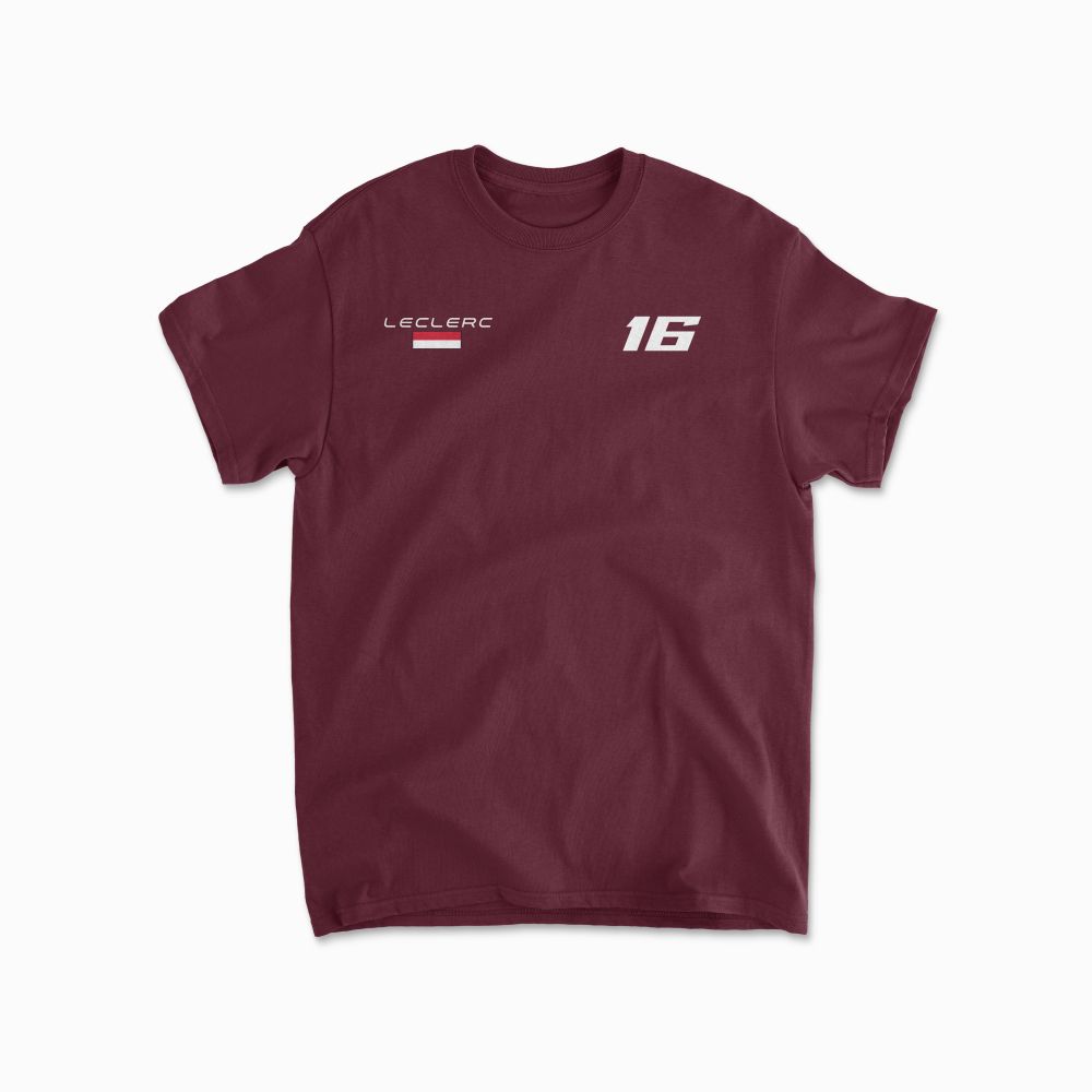 Leclerc Tshirt F1 Tee Charles 16 Gift F1 Gift Racing Inspired Shirt Aesthetic Motorsport Racing Clothing Unisex Tee