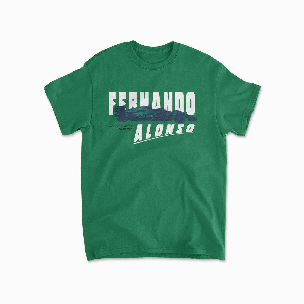 Alonso Tshirt Formula Racing Tee Spanish Driver Legend F1 Gift Racing Inspired Shirt Aesthetic Racing Clothing Unisex Cotton Tee