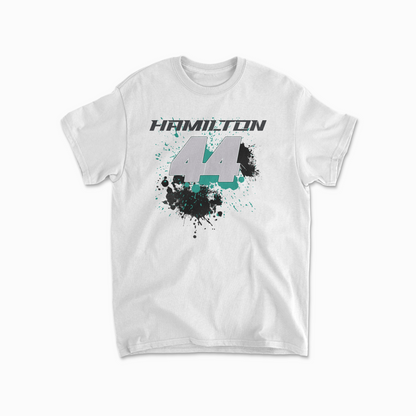 Hamilton Shirt Formula Racing Driver British Championship Fans F1 Gift Tshirt Inspired Graphic Design Unisex Cotton Tee