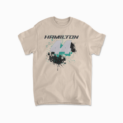 Hamilton Shirt Formula Racing Driver British Championship Fans F1 Gift Tshirt Inspired Graphic Design Unisex Cotton Tee