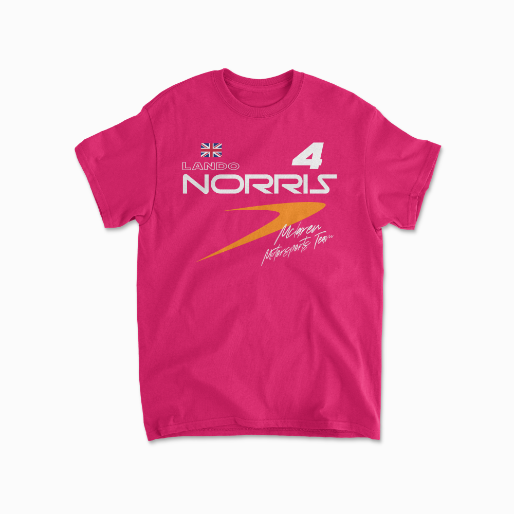 Norris T-Shirt Formula Racing Tee F1 Fan Gift Racing British F1 Race Driver Inspired Tshirt Aesthetic Racing Tee Unisex Cotton Tee