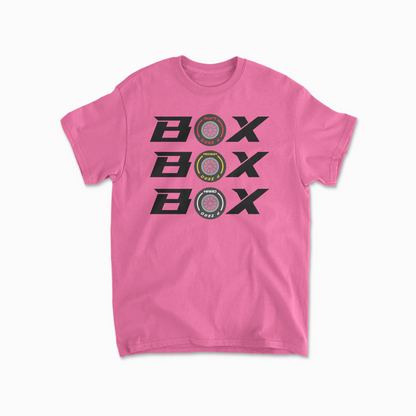 BOX BOX BOX Shirt - Formula Race Tshirt - F1 Merch -  Pit Lane - F1 Gift - Unisex Heavy Cotton Tee