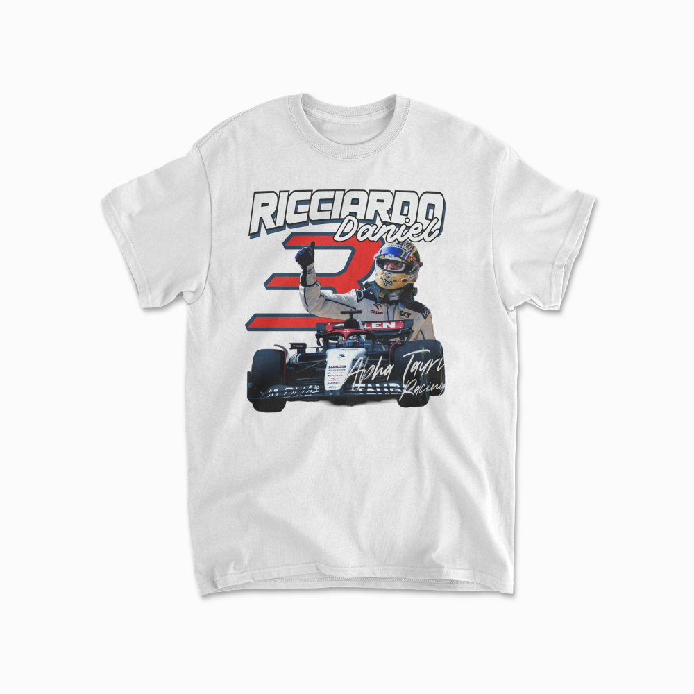 Ricciardo T-Shirt Formula Race Shirt Ricciardo Fan F1 Gift Racing RIC3 Inspired Clothing Aesthetic Racing Cotton Tee