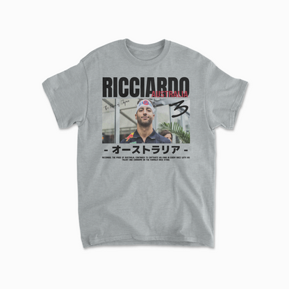 Ricciardo T-Shirt Formula Race Shirt Ricciardo Fan F1 Gift Racing RIC3 Inspired Clothing Aesthetic Racing Cotton Tee