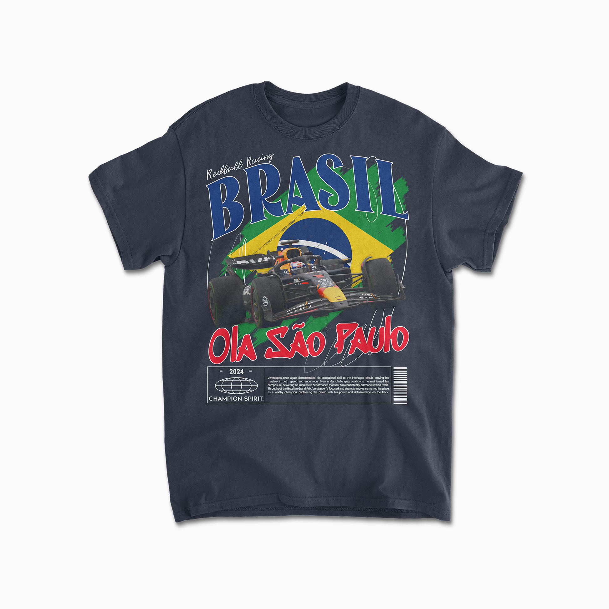 Verstappen Inspired Formula 1 T-Shirt | Brazil Grand Prix Tee | F1 Gift