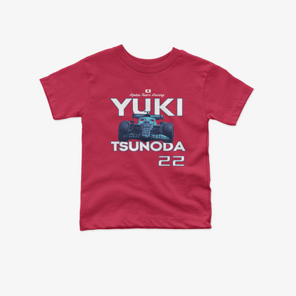 Yuki Tsunoda Inspired Racing Toddler T-Shirt | Formula 1 Driver Shirt | Kids Gift