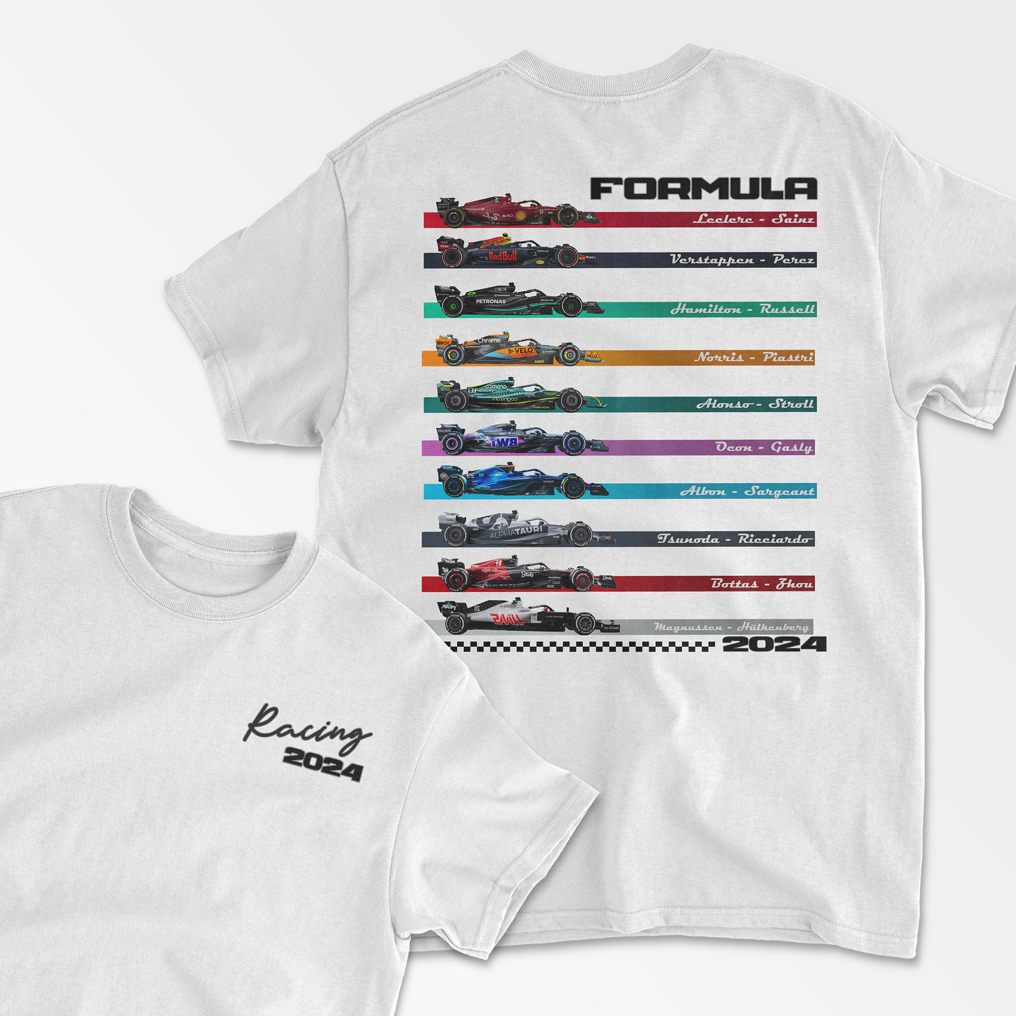 Formula 1 2024 T-Shirt | Formula 1 Fan Shirt | F1 Racing Gift