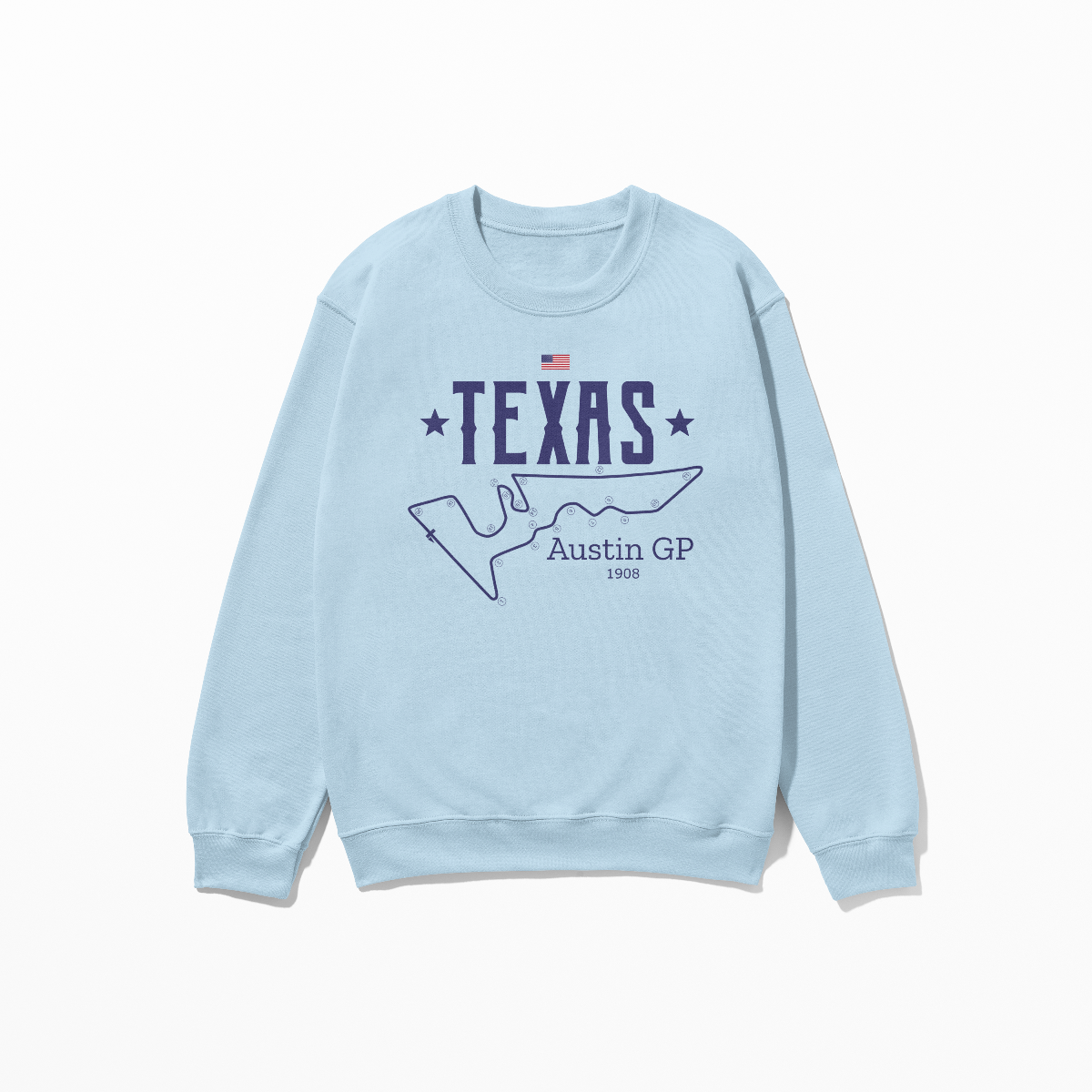 Austin Texas Racing Sweatshirt Formula Race Sweatshirt F1 Gift United States Circuit Gift Unisex Heavy Blend Crewneck Sweatshirt