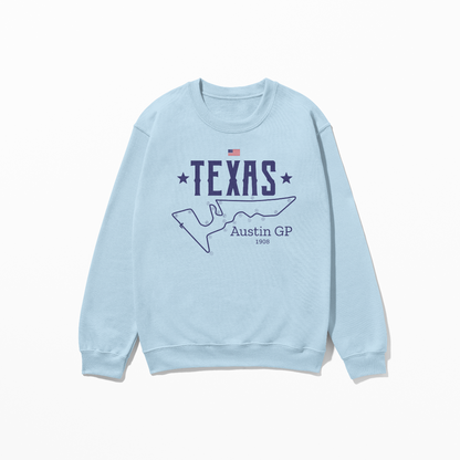 Austin Texas Racing Sweatshirt Formula Race Sweatshirt F1 Gift United States Circuit Gift Unisex Heavy Blend Crewneck Sweatshirt