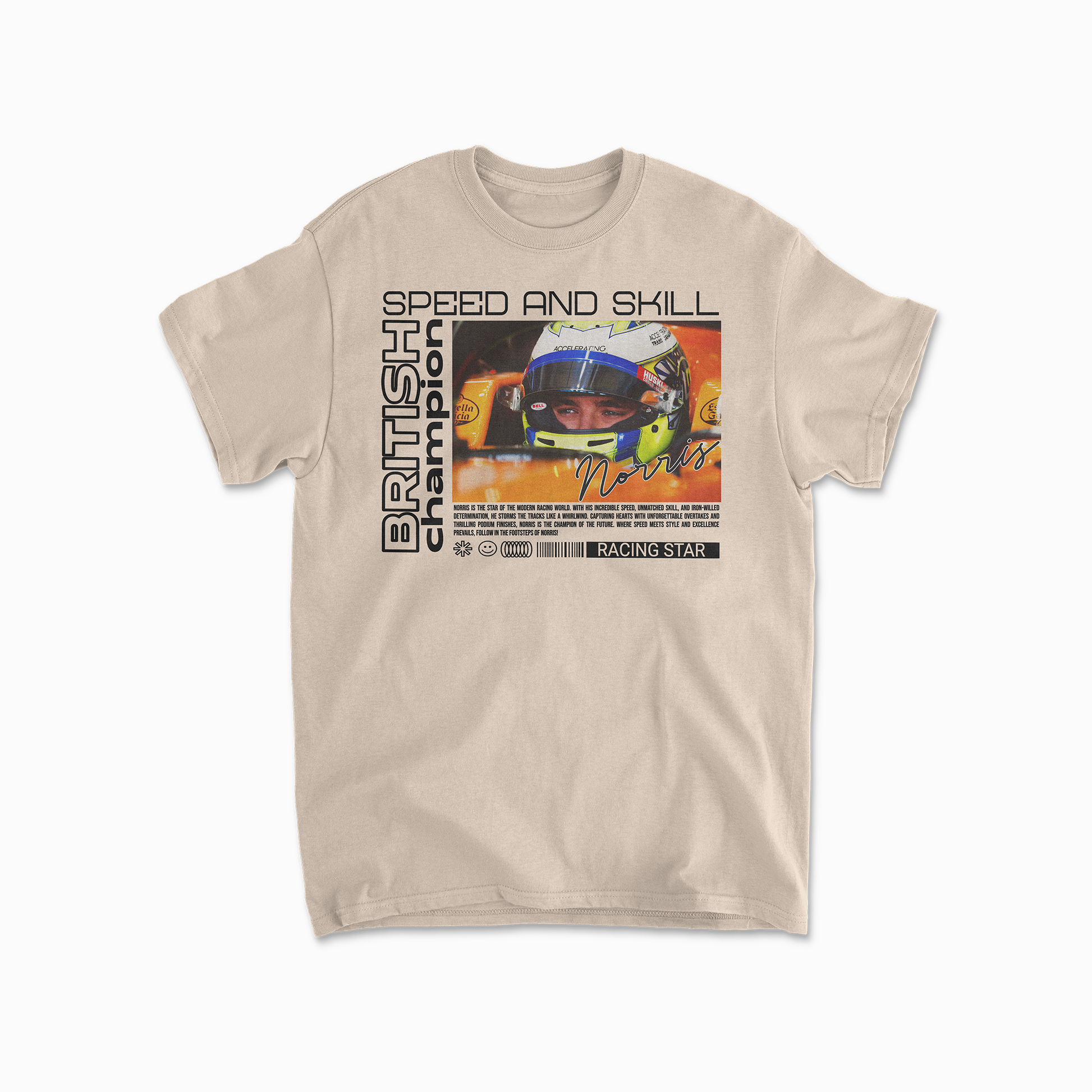 Lando Norris Inspired Formula 1 Racing T-Shirt