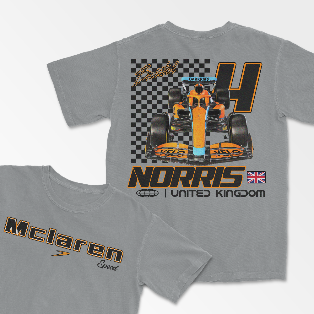 Mclaren Streetwear Lando Norris Inspired Formula 1 T-Shirt